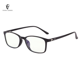 Oshima - Sleek Black Anti Blue Light Glasses by FV Lenses