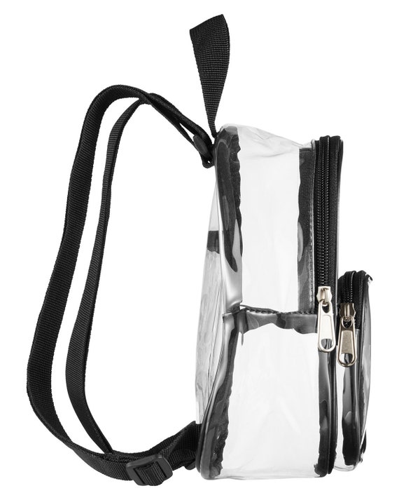 Clear Mini Backpack Sporting Events Clear Stadium Bag Concert Clear Bag Festival Clear Bags Game Day Clear Bag School Clear Backpack