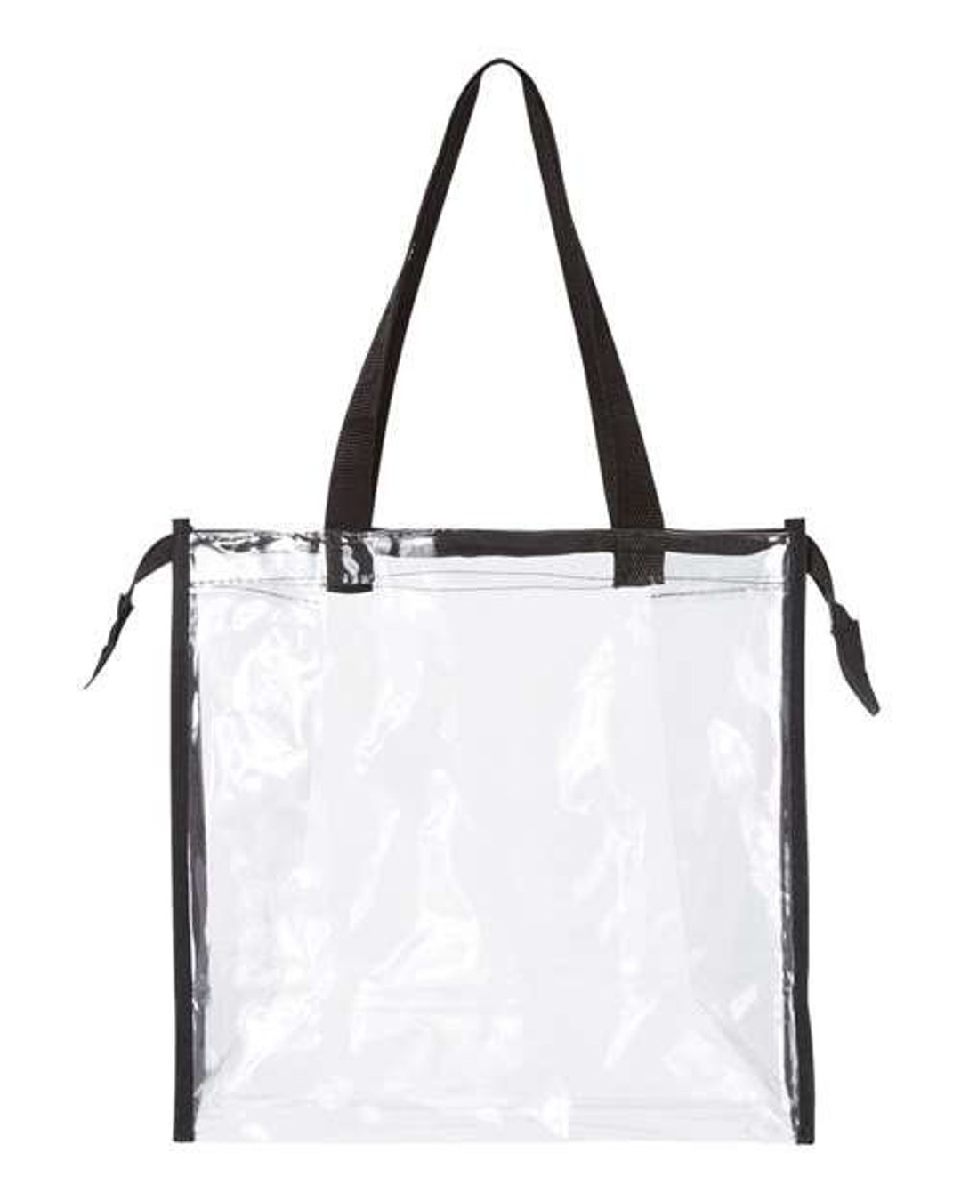 Clear Zipper Tote Bag, Clear Stadium Bag, Concert Bag, Festival Bag Etsy