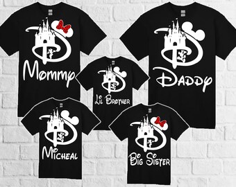 Couple shirts, Family Matching Shirts Disney Family shirts, Trip family t-shirts, funny shirts
