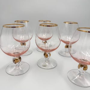 Zlatá Zuzana (Golden Suzanne) Cognac/beer glasses Set of 6 pcs by Jozef Stanik