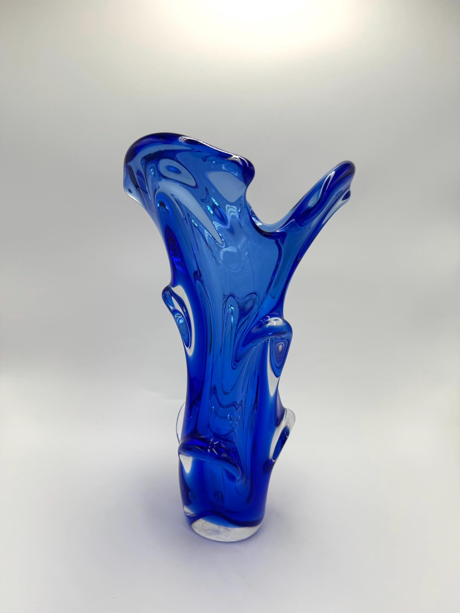 5594【美品】Jan Beranek作 チェコ ボヘミア アートガラス ベース 5594【美品】Jan Beranek作 チェコ ボヘミア アートガラス