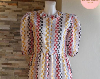 Vestido Batista Bordado LUCIA