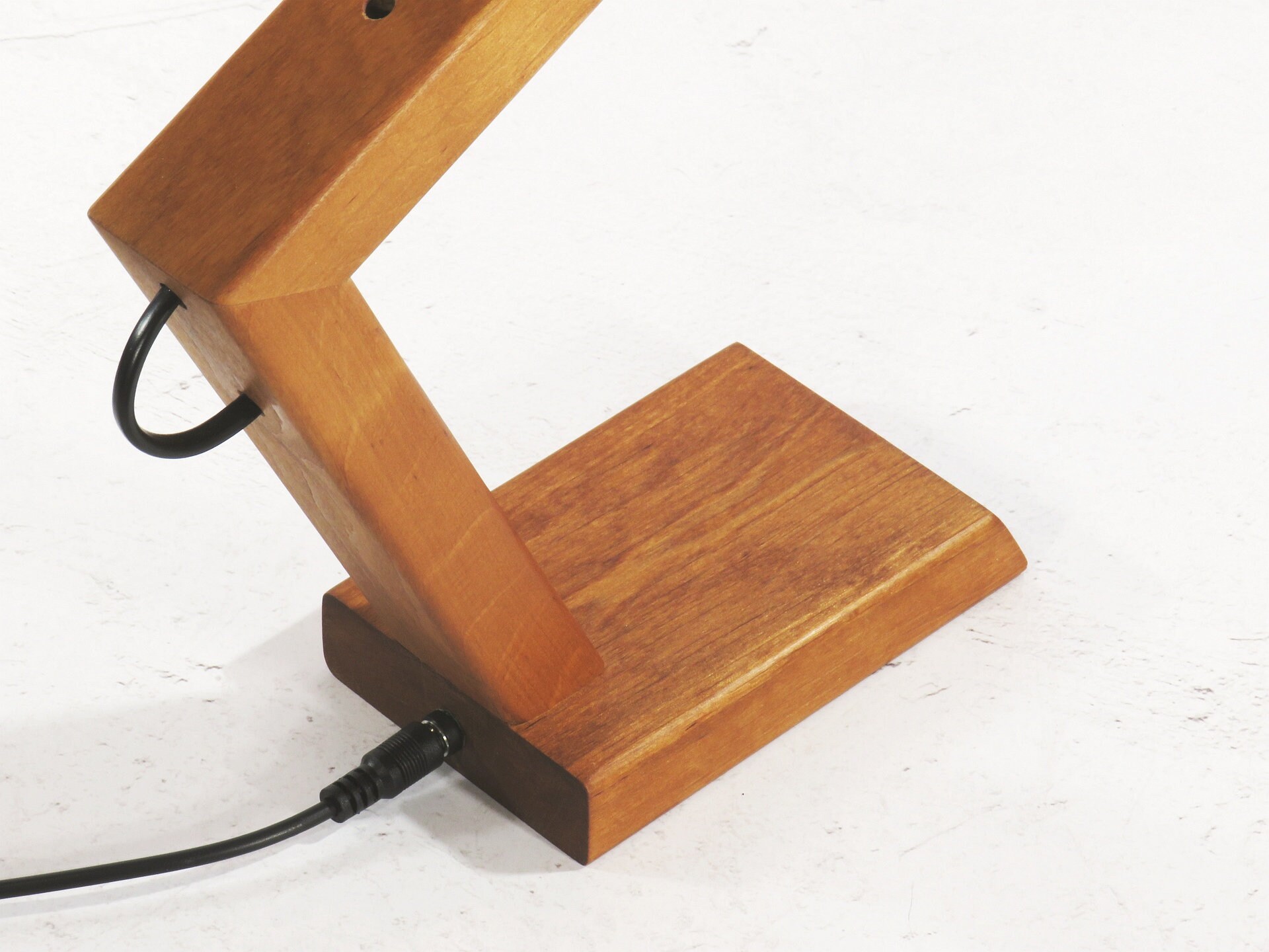 Wooden desk lamp Modern wood lamp Wooden office lamp Etsy