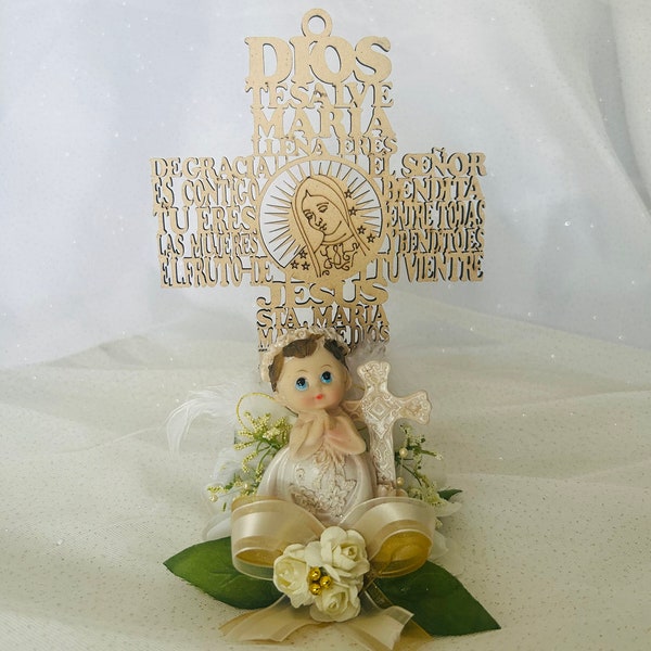 Baptism Centerpieces for Boys and Girls, Baptism Party Favors, Baptism Party Decor, Centro de Mesa Para Bautizo Para Nino y Nina, Decoration