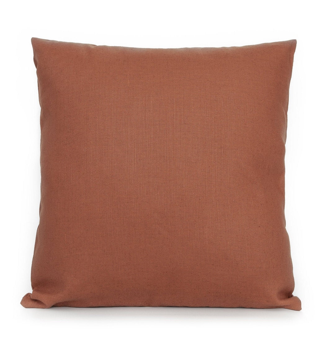 Rust Decorative Pillow Cover. Accent Throw Pillow, Home Decor. 8x8