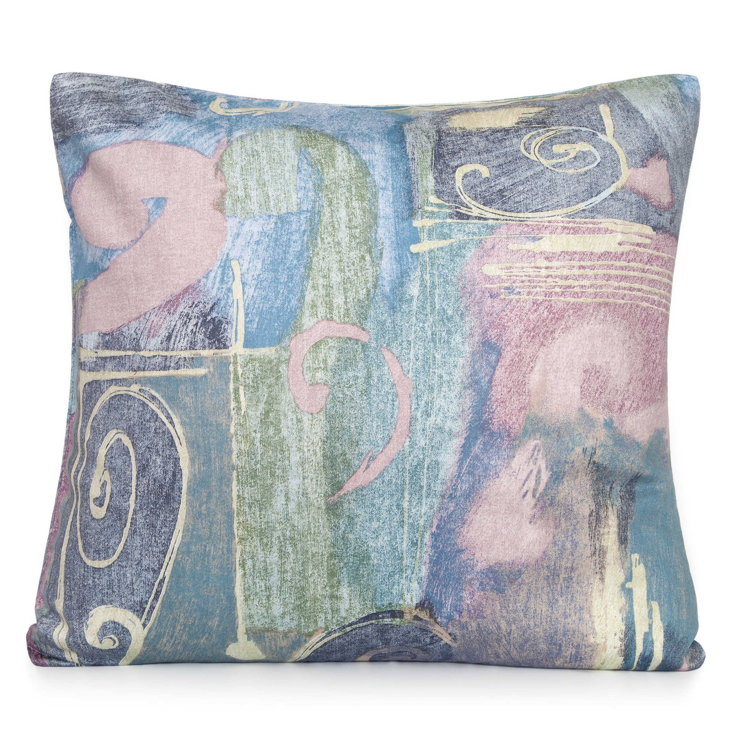 Pink Ivory Abstract Texture Pillow Cover, Fits 18x18 20x20