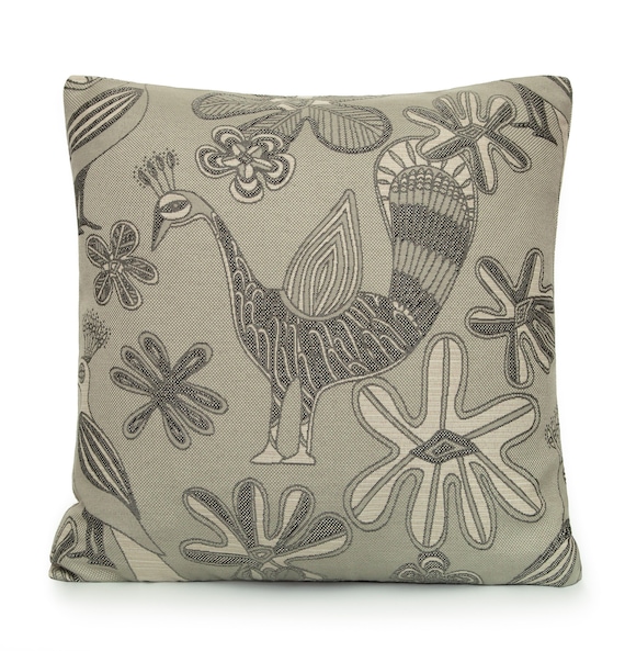 Justina Blakeney Woven Gray Decorative Pillow Cover. Accent Throw Pillow Home Decor. 18x18 20x20 22x22 Etsy