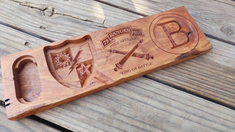 Full Custom Cigar and Whiskey Tray, Christmas, wedding gift, birthday gift, Father's Day gift, Valentine's gift image 8