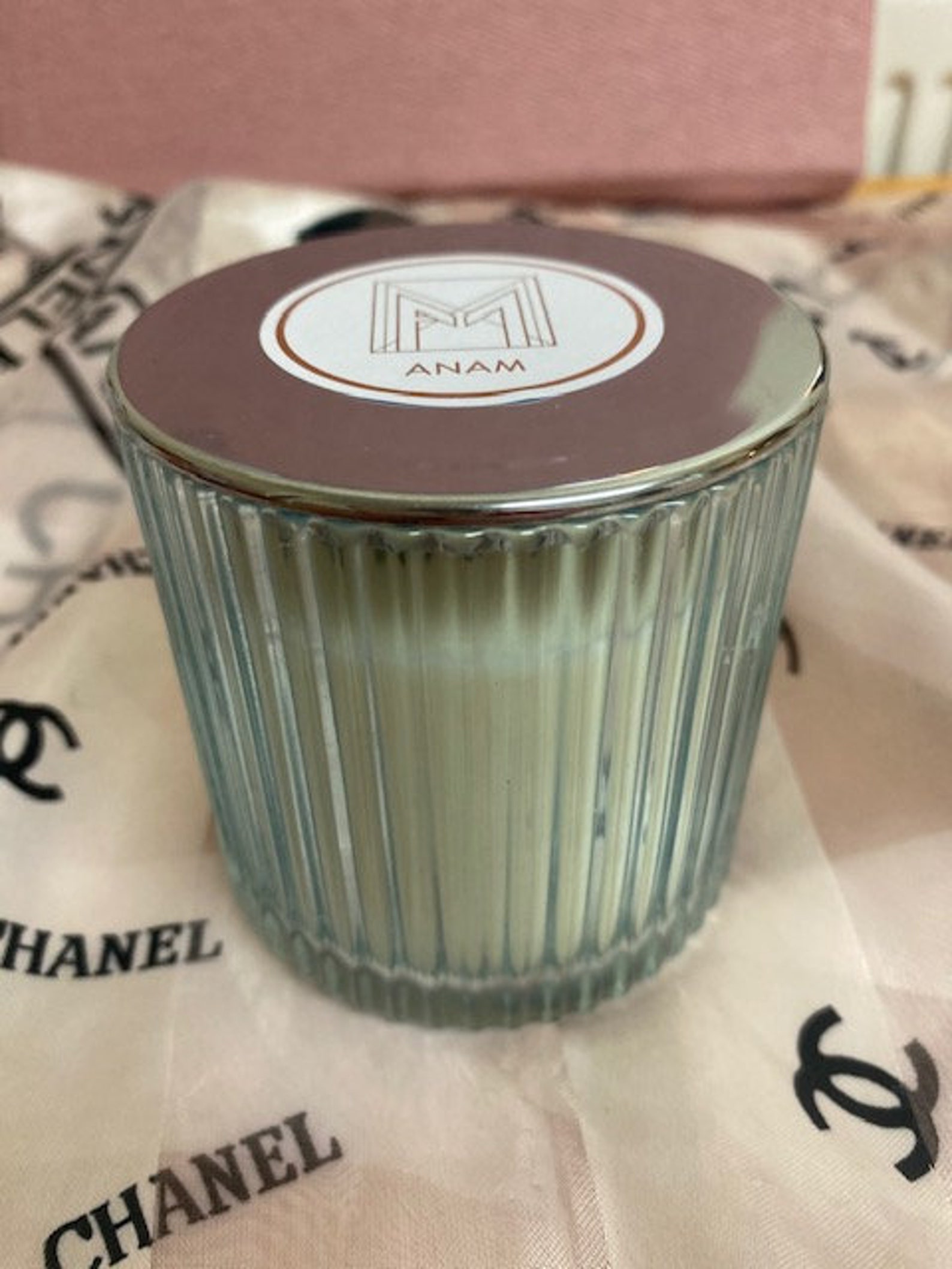 Irish Turf Fire Fragranced Soy candle with real Irish clover & Etsy