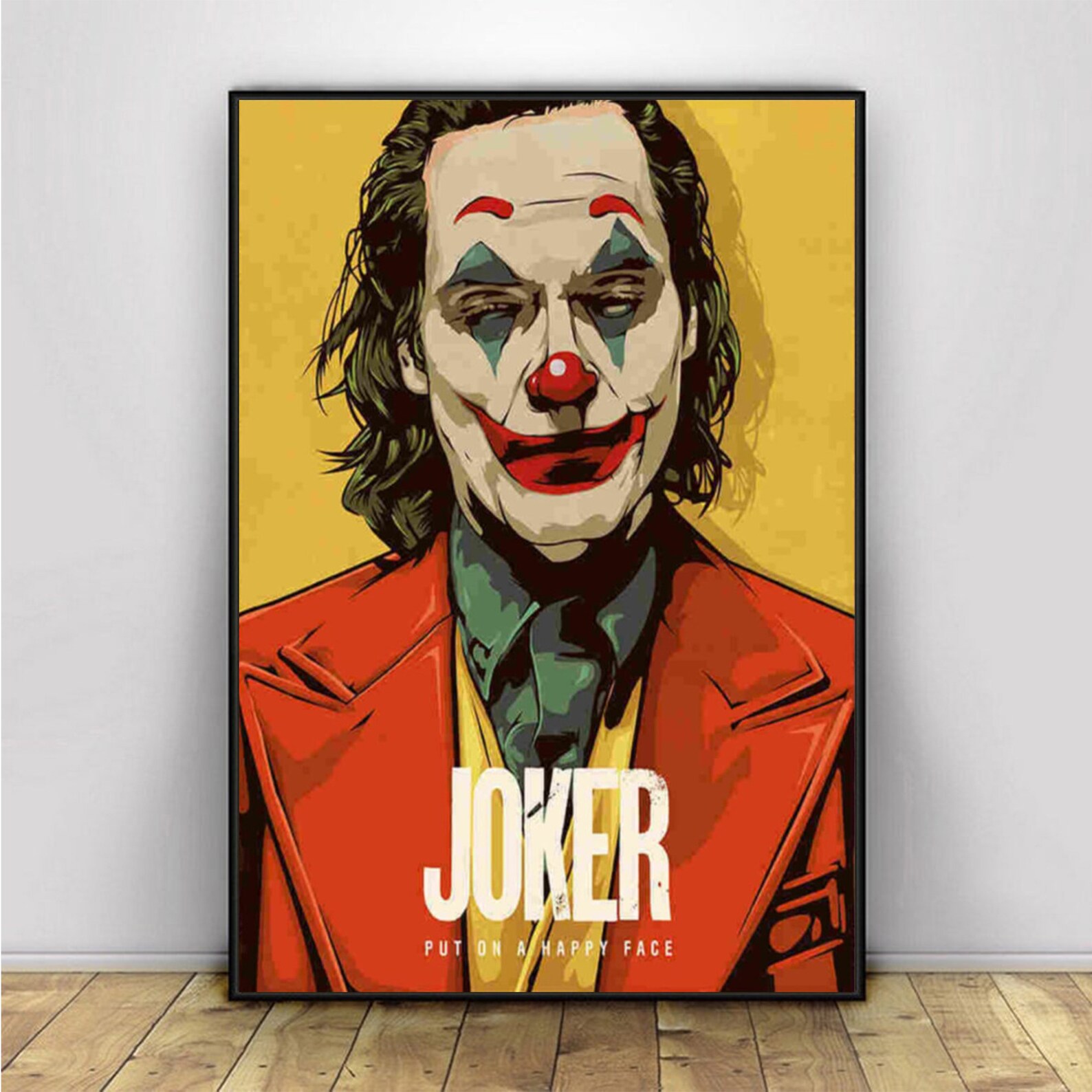 Joker Retro Wall Poster Digital Printing Wall Art Vintage | Etsy