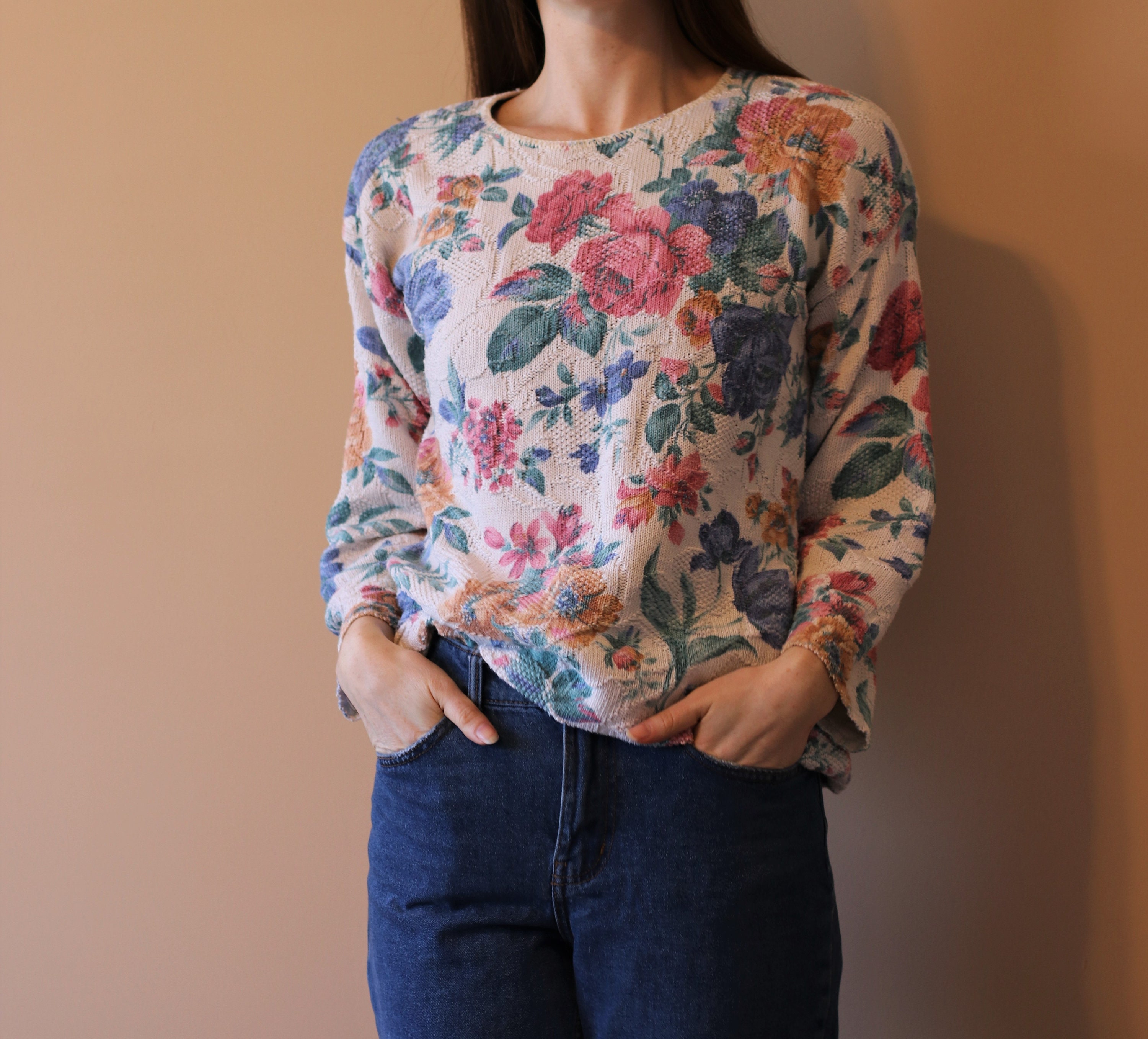 flower sweater design
