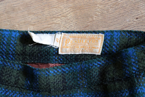 Vintage Two-Piece Plaid Suit - Wool Blazer Jacket… - image 10