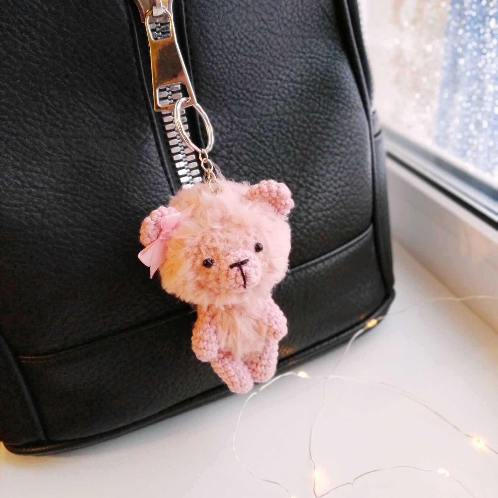 Teddy bear keychain stuffed plush keychain kawaii plushies Etsy