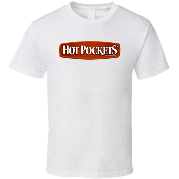 Hot Pockets Frozen Pizza Logo Brand Food Foodie Fan T Shirt