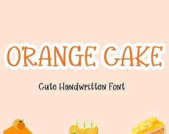 遊び心のある手書きフォント：気まぐれでかわいい、Goodnotes、Cricut、OTF、TTF