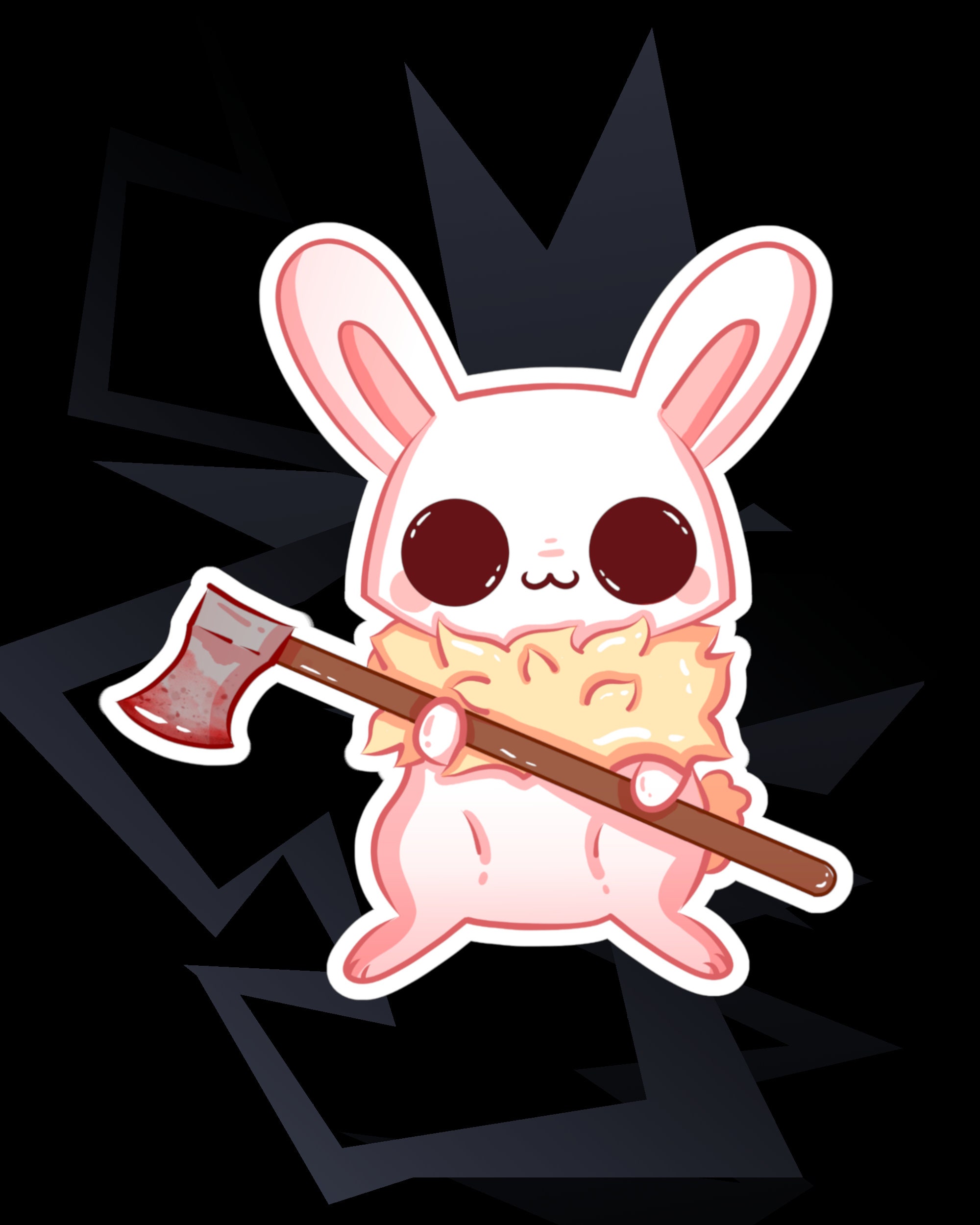 Killer Rabbit Sticker Graveyard Buddy Zombie Friends Great - Etsy Killer Rabbit Sticker Graveyard Buddy Zombie Friends Great - Etsy
