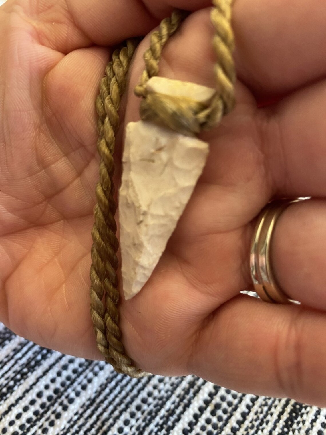 Authentic made arrowhead necklace Etsy