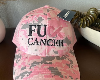 Pink Fck cancer cap