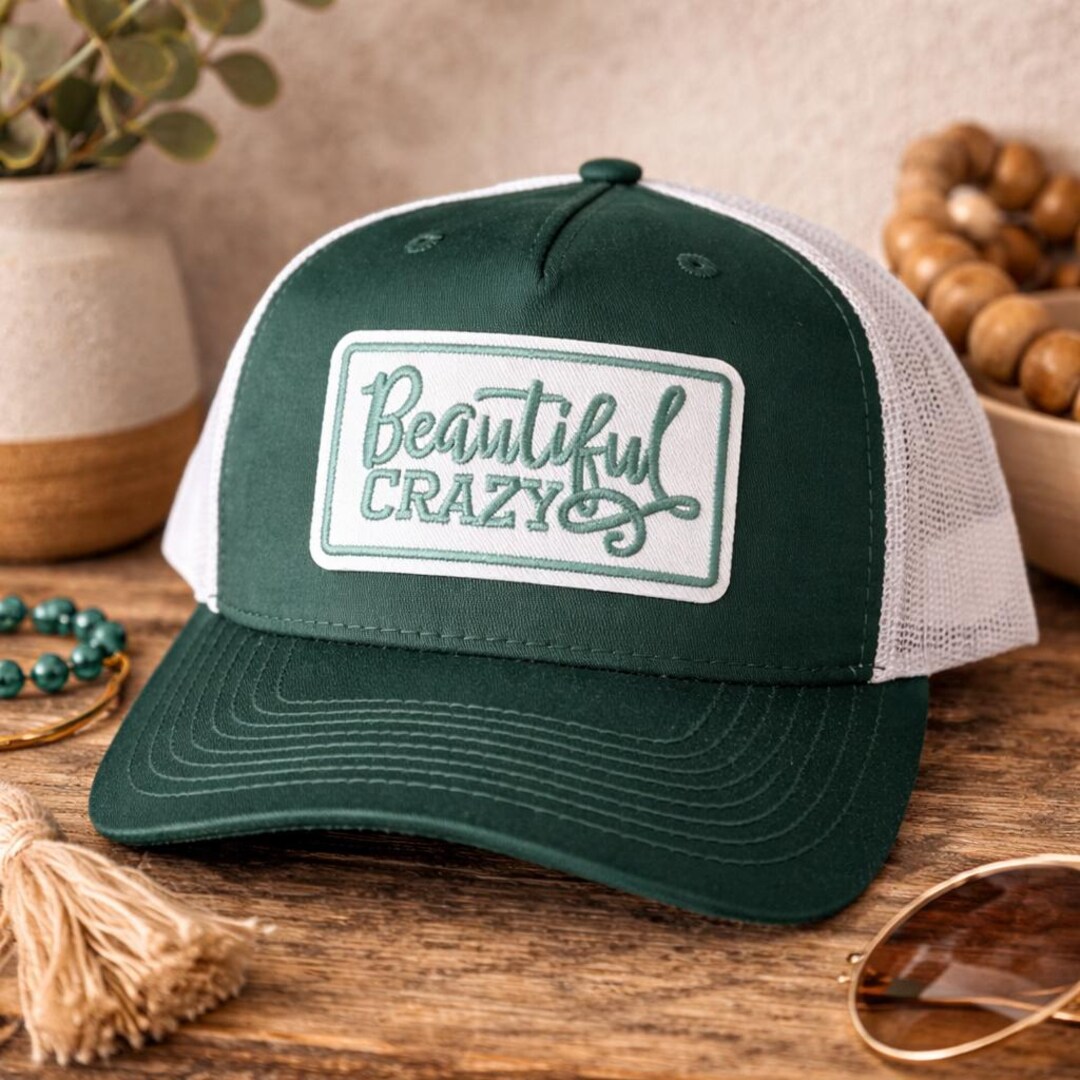 Unisex Green Western Trucker Hat Vintage Cowboy Country Cute Baseball Cap Unisex Green 1 Cute Caps Cowgirls Cowboys Snapback Western  main image 3