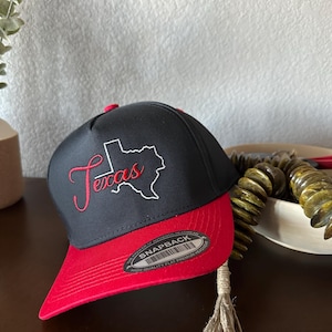 Embroidered Texas State Hat