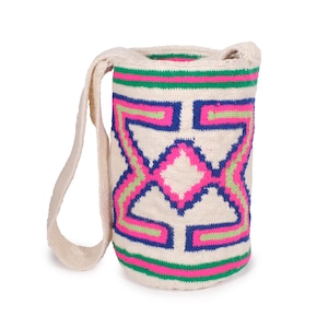 Arhuaca Lana Mochila - Handgemachte kolumbianische Wolltasche