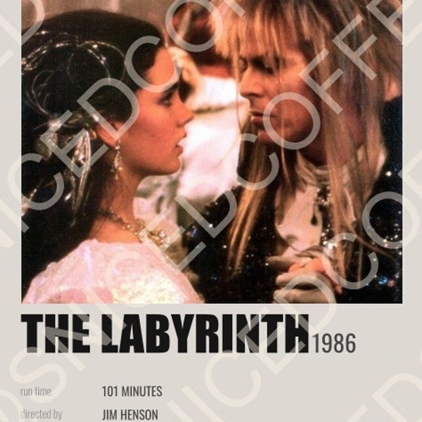 THE LABYRINTH movie poster - Digital Print