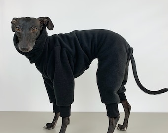 Italian Greyhound fleece jumpsuit, Iggy romper, Soft and Warm stylish onesie