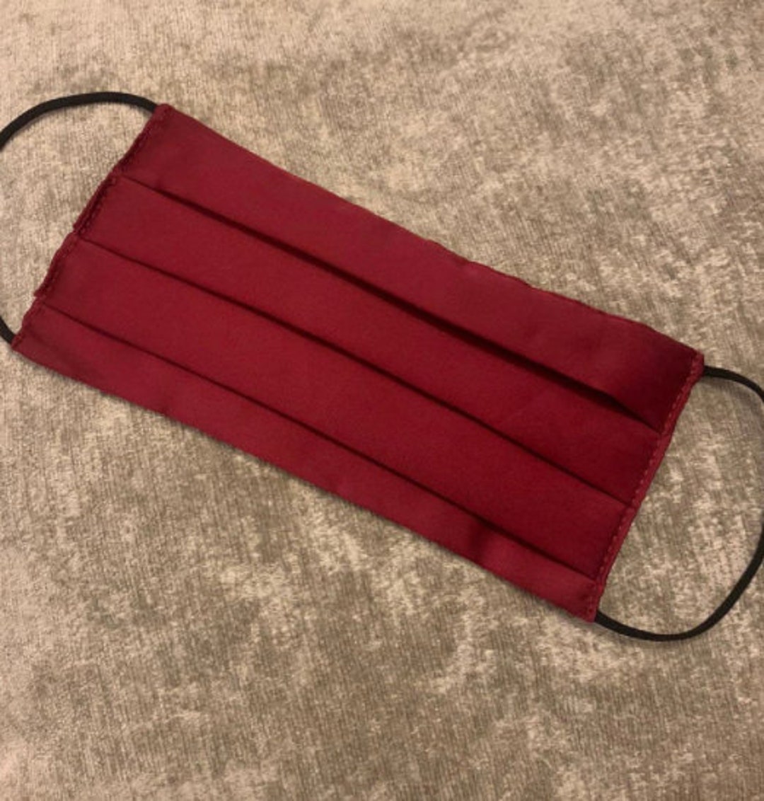 Handmade Face Mask Silk Ultra Soft Silk Satin Fabric Hand Made in the