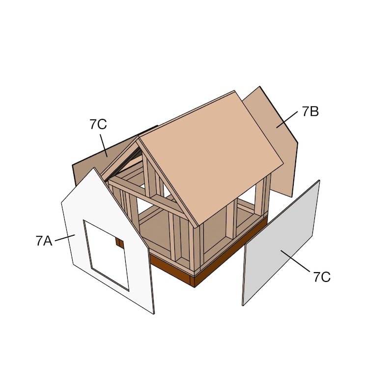 Large Dog House Plans Etsy