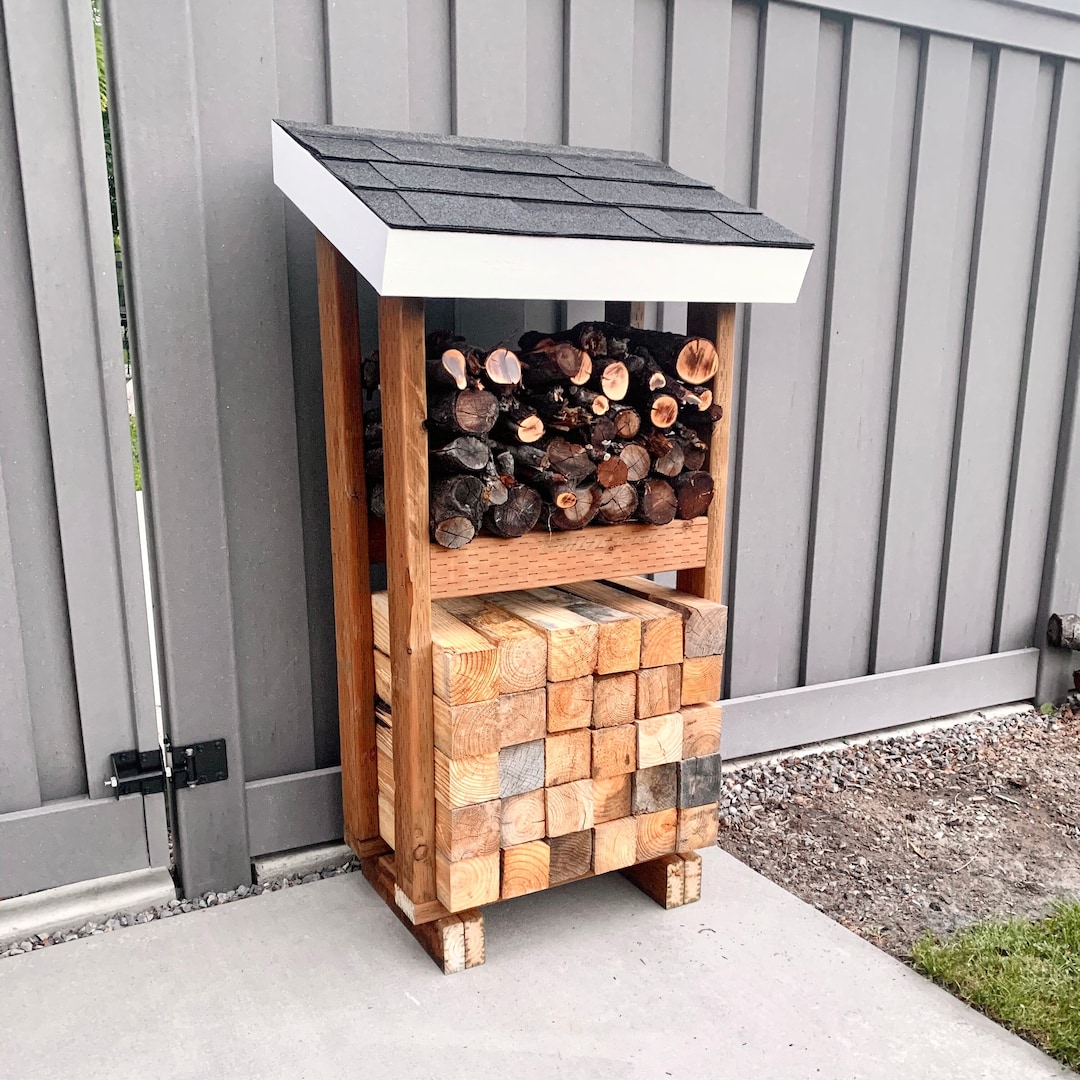 Small Firewood Rack Plans Etsy