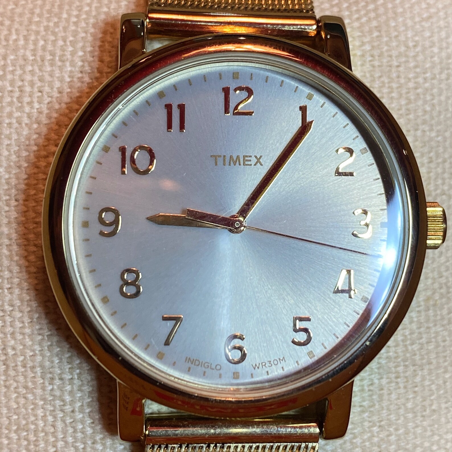 timex mesh watch
