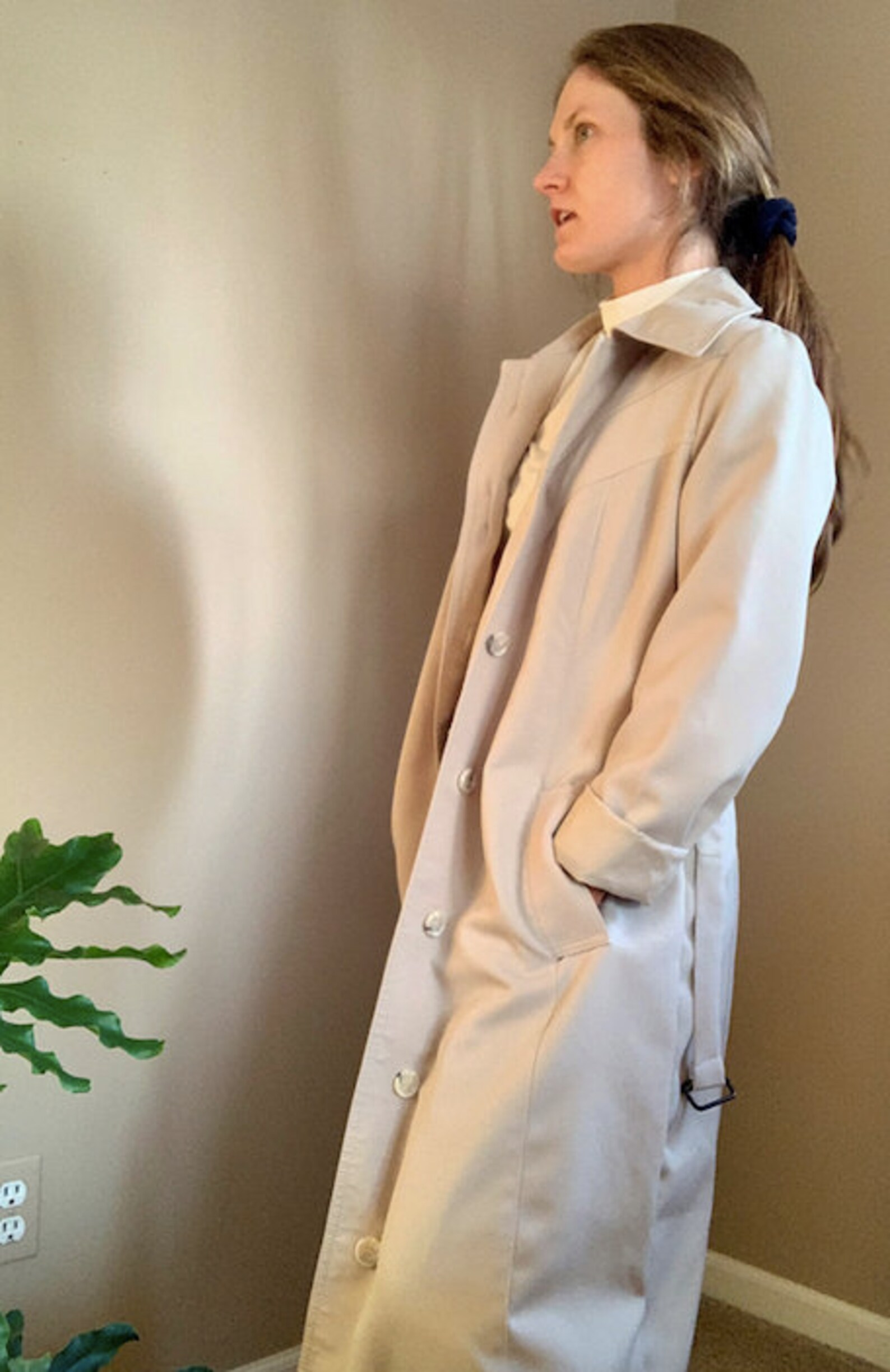 Trench Coat Dress Etsy