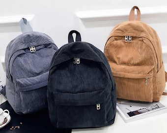 corduroy backpack mini