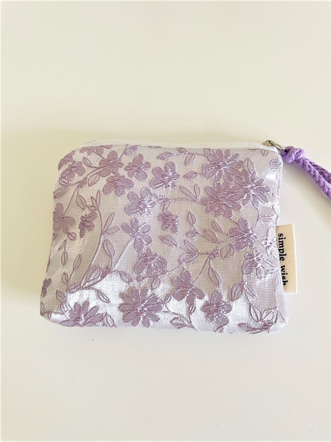 Kosmetiktasche Mit Blumenmuster – Make-up-Tasche Für Damen, 19x25 Cm, Aus Leinen – Perfekt Als Geschenk-Organizer