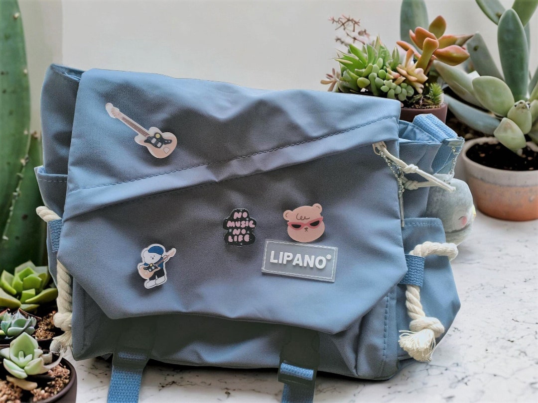 Japanese Messenger Bag With Pendant Kawaii Ita Bag Anime Etsy