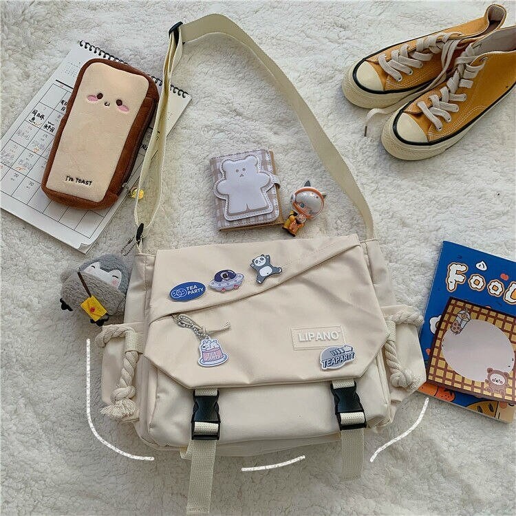Japanese Messenger Bag With Pendant Kawaii Ita Bag Anime - Etsy