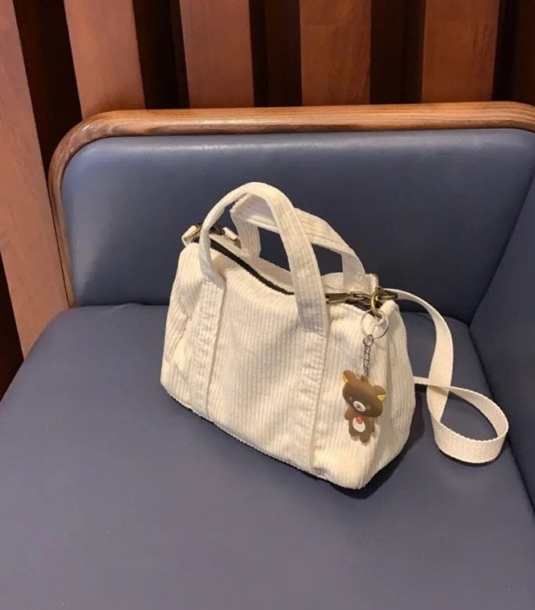 Corduroy Barrel Bag Mini Tote Bag Velvet Crossbody Bag Etsy