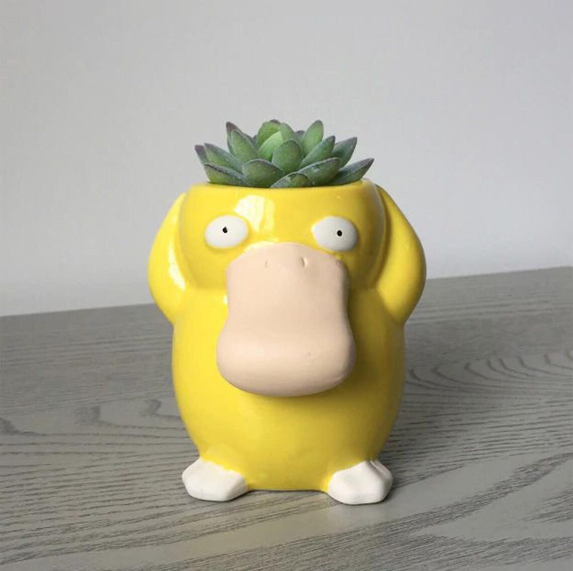 Pokemon Psyduck Planter Pokemon Planter Pokemon Plant Pot Etsy
