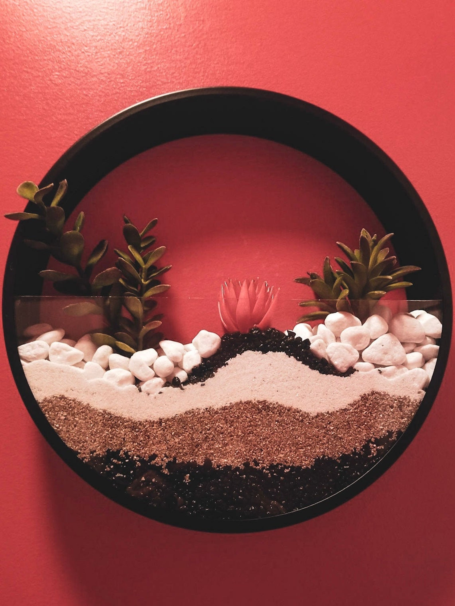 Hanging Round Wall Planter Indoor Round Planter Wall Hanging Etsy