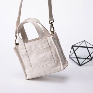 Mini Canvas Tote Bag Cotton Crossbody Bag Eco Bag Canvas - Etsy
