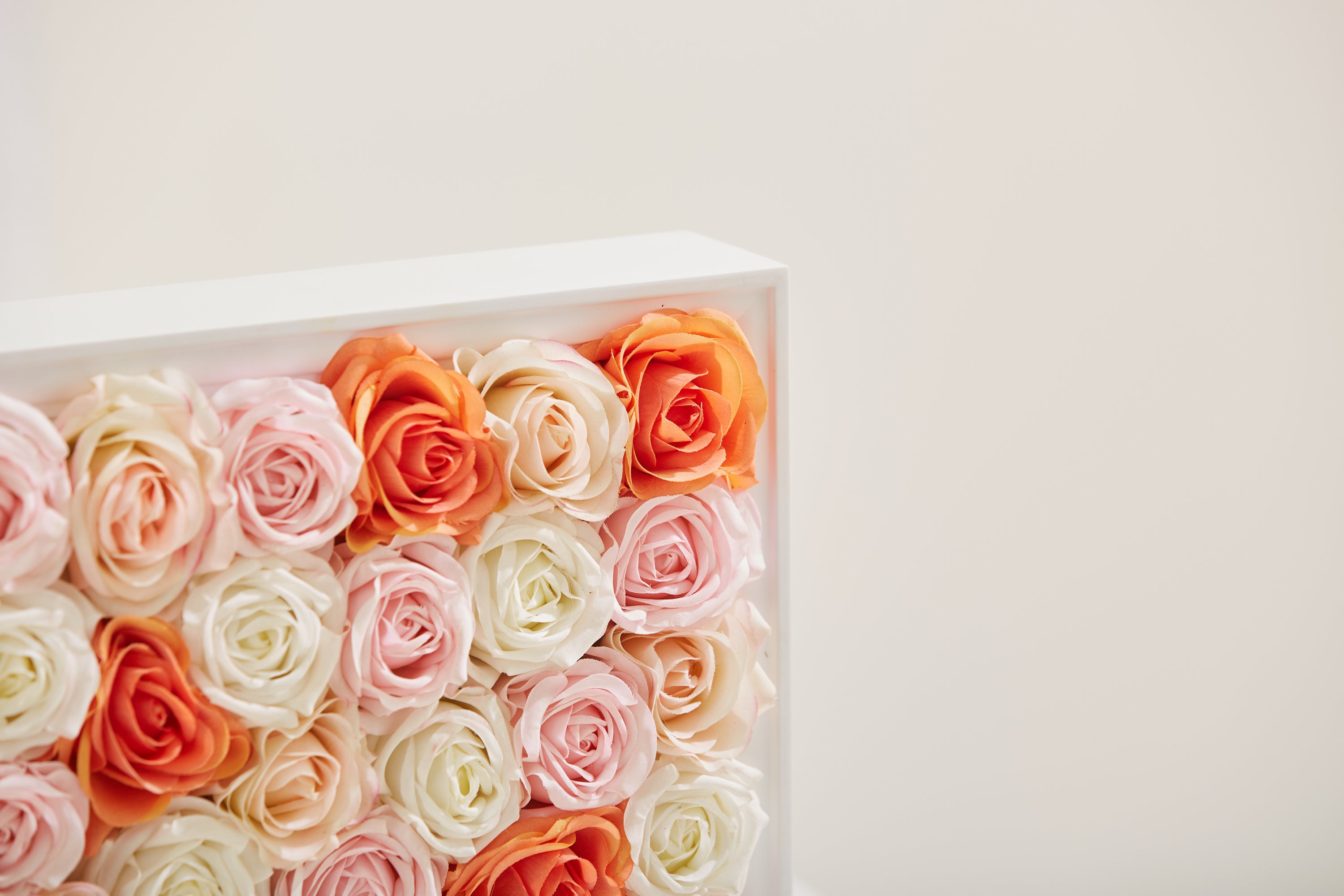 Flower Frame Decor Flower Wall Decor Home Decor Etsy