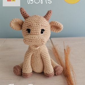 Boris The Taurus - amigurumi doll, amigurumi pattern, doll, pdf portuguese, english, amigurumi toy | PDF Pattern-Instant Download