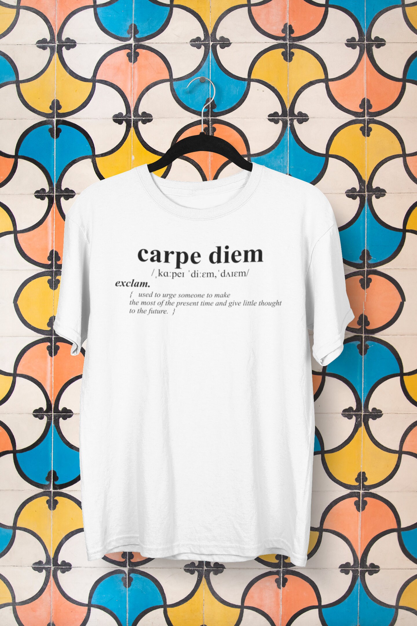 Carpe Diem TShirt, Carpe Diem Definition Shirt, Unternehmer Shirt