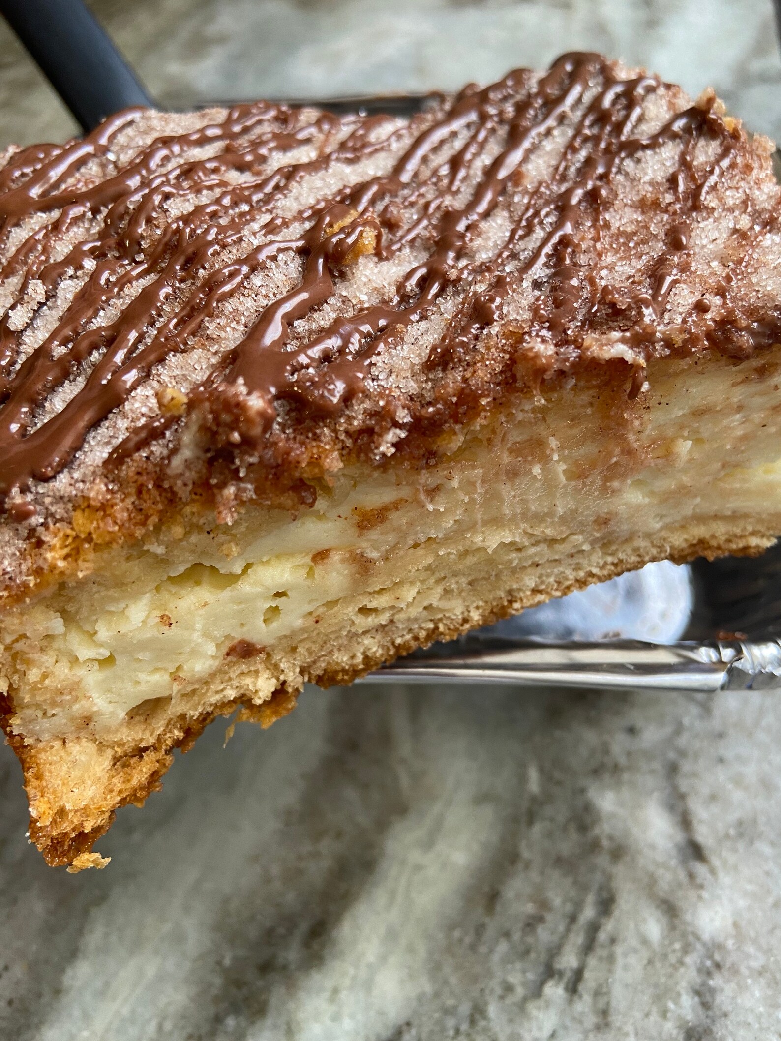 Churro Cheesecake With Chocolate Drizzle Whole Tray Cinnamon Etsy