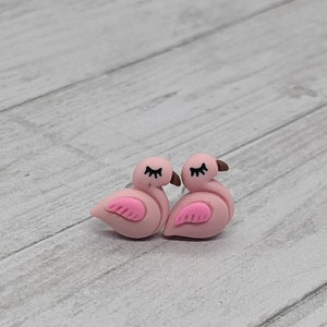 Adorable Flamingo Stud Earrings