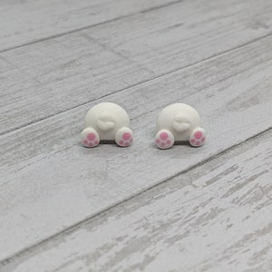 Adorable Bunny Tail Earrings