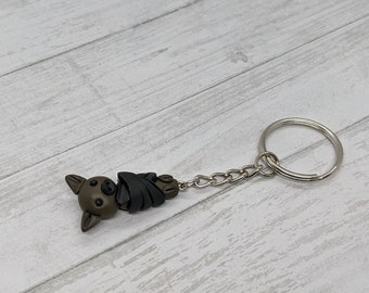 Adorable Hanging Bat Keychain