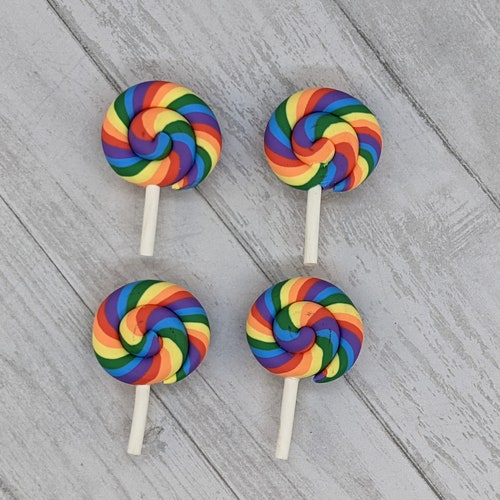Lot Pack Magnet Aimant Ø38mm Bonbon Sucette Sugar Candy Swirly Lollipop 