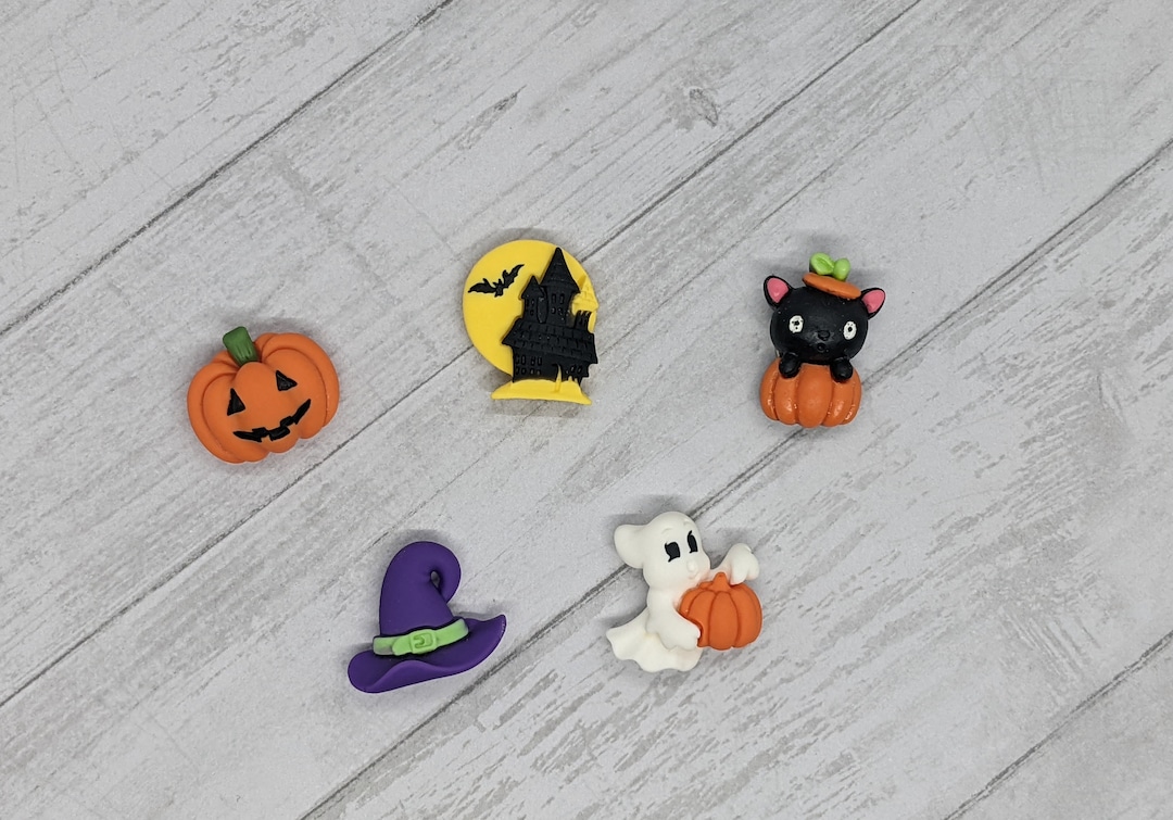 Cute Halloween Fridge Magnets - Spooky Set of 5 - Etsy